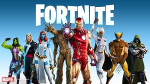 marvel en colaboración con fortnite